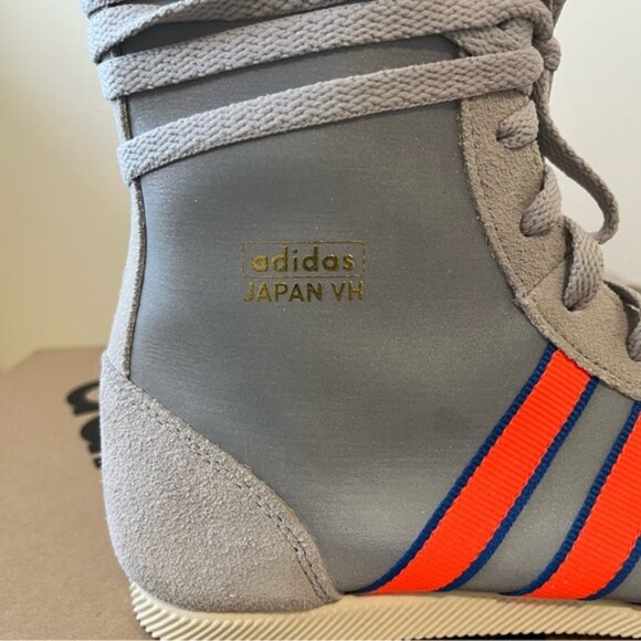 ADIDAS Japan Vh Sneaker Boots - Silver/Solar Orange/Grey Size 8 - Picture 9 of 16